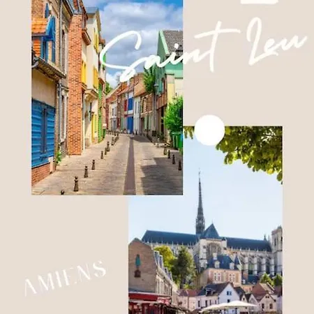 דירה L'hortillon 4 Pers 8min Centre & Gare אמיינס